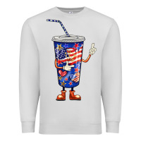 Dove Grey 4th of july coca Premium Sweatshirt - BarkalooDesign