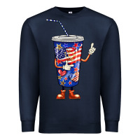 Navy 4th of july coca Premium Sweatshirt - BarkalooDesign