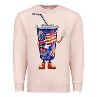 Pale Pink 4th of july coca Premium Sweatshirt - BarkalooDesign