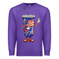 Purple 4th of july coca Premium Sweatshirt - BarkalooDesign