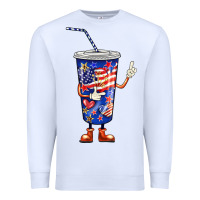 White 4th of july coca Premium Sweatshirt - BarkalooDesign