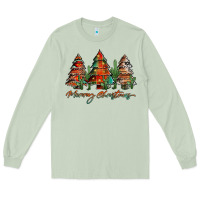 Matcha western christmas trees merry christmas Long Sleeve Tee - Jasminsmagicworld