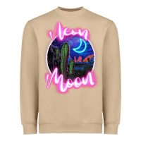 Mushroom neon moon Heavyweight Sweatshirt - JahusDesignShop
