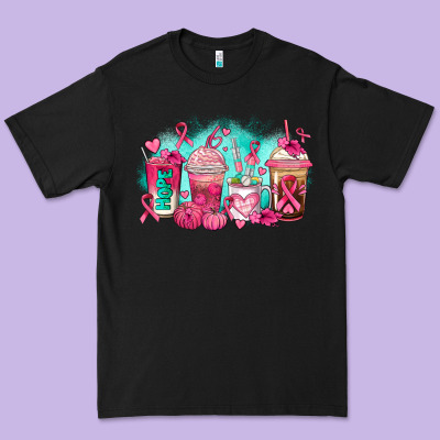 Breast Cancer  Coffee Cups Premium Tee Designed By Adodesignshop