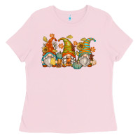 Bubblegum Pink fall gnomes Ladies Tee - Zillion Design Studio