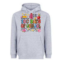 Heather Grey 100 days of school Heavyweight Hoodie - Artiststas