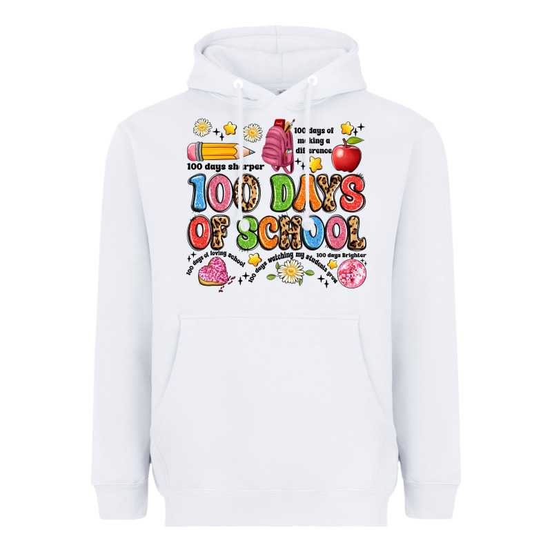 100 Days Of School Heavyweight Hoodie by Artiststas | Teevron