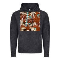 Vintage Arctic football leopard gemstone seamless pattern Vintage Hoodie - JahusDesignShop