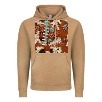 Vintage Camel football leopard gemstone seamless pattern Vintage Hoodie - JahusDesignShop