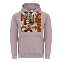 Vintage Zinc football leopard gemstone seamless pattern Vintage Hoodie - JahusDesignShop