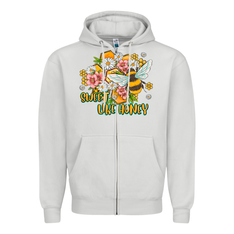 Like Honey Zipper Hoodie by MaliasSmallBusiness | Teevron