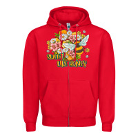 Red like honey Zipper Hoodie - MaliasSmallBusiness