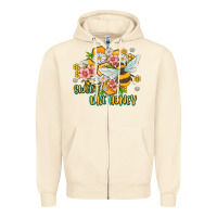 Sandshell like honey Zipper Hoodie - MaliasSmallBusiness