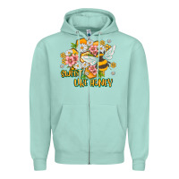Seafoam like honey Zipper Hoodie - MaliasSmallBusiness