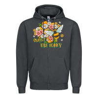 Smoke like honey Zipper Hoodie - MaliasSmallBusiness