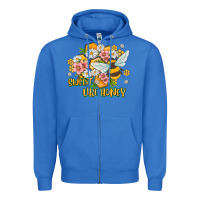 True Royal like honey Zipper Hoodie - MaliasSmallBusiness