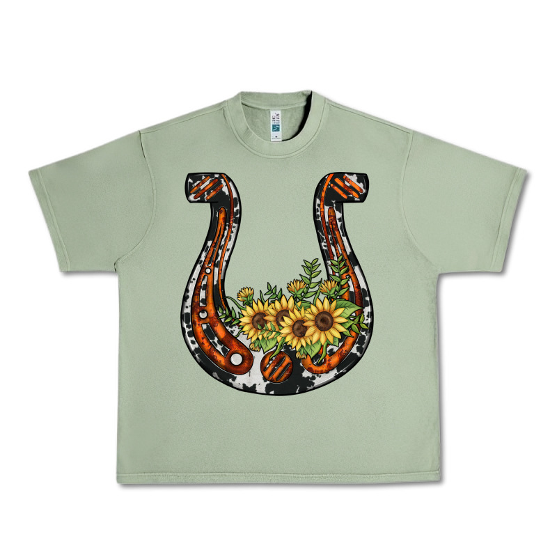 Horseshoe Sunflower Urban Heavy Tee by JahusDesignShop | Teevron