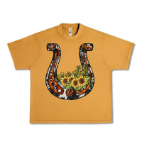 Peanut Butter horseshoe sunflower Urban Heavy Tee - JahusDesignShop