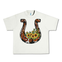 Pistachio horseshoe sunflower Urban Heavy Tee - JahusDesignShop