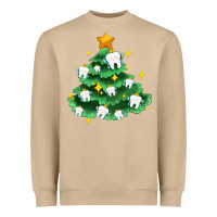 Mushroom Christmas tree with teeth Heavyweight Sweatshirt - AdoDesignShop
