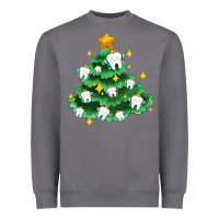 Storm Christmas tree with teeth Heavyweight Sweatshirt - AdoDesignShop