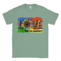 Sunflower Love Autism Awareness Classic Tee | Teevron