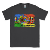 Smoke sunflower love autism awareness Classic Tee - BarkalooDesign