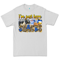 Dove Grey i'm just here for the snacks volleyball Premium Tee - Zillion Design Studio