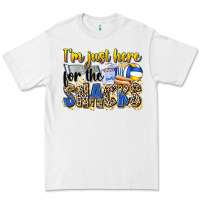 White i'm just here for the snacks volleyball Premium Tee - Zillion Design Studio