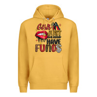 Mustard girls just wanna have funds Premium Hoodie - JahusDesignShop