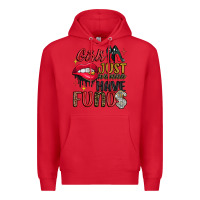 Red girls just wanna have funds Premium Hoodie - JahusDesignShop