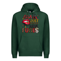 Sports Green girls just wanna have funds Premium Hoodie - JahusDesignShop