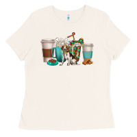 Bone beagle dog coffee cups Ladies Tee - texasbilliewilder