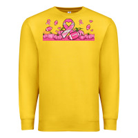 Breast Cancer American Football Premium Sweatshirt | Teevron