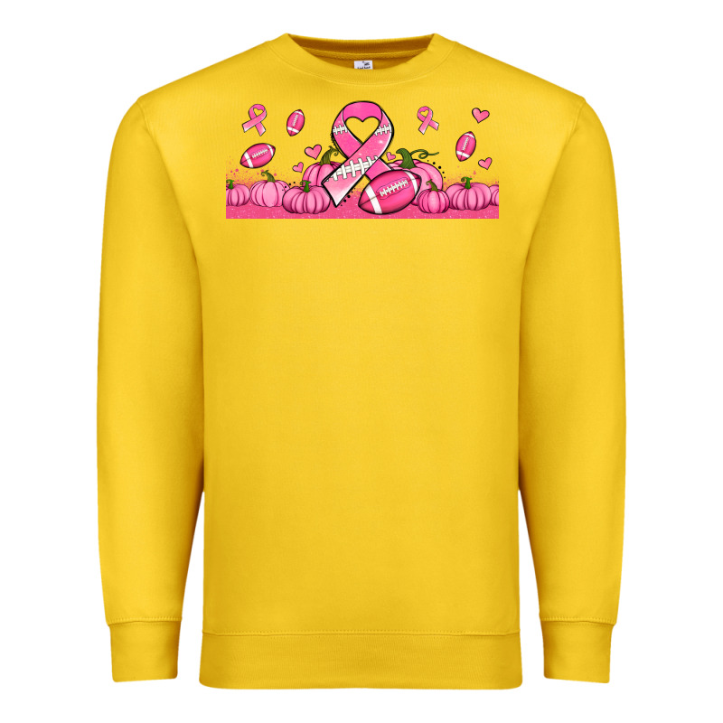 Breast Cancer American Football Premium Sweatshirt by Jasminsmagicworld | Teevron