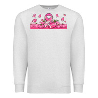 Oatmeal Heather breast cancer american football Premium Sweatshirt - Jasminsmagicworld