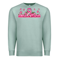 Seafoam breast cancer american football Premium Sweatshirt - Jasminsmagicworld