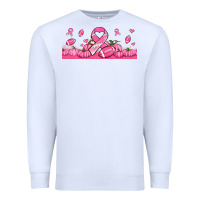 White breast cancer american football Premium Sweatshirt - Jasminsmagicworld