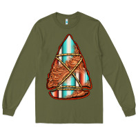 Army Green turquoise serape tooled leather arrowhead Long Sleeve Tee - Jasminsmagicworld