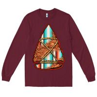 Turquoise Serape Tooled Leather Arrowhead Long Sleeve Tee | Teevron