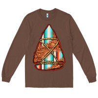 Chestnut turquoise serape tooled leather arrowhead Long Sleeve Tee - Jasminsmagicworld
