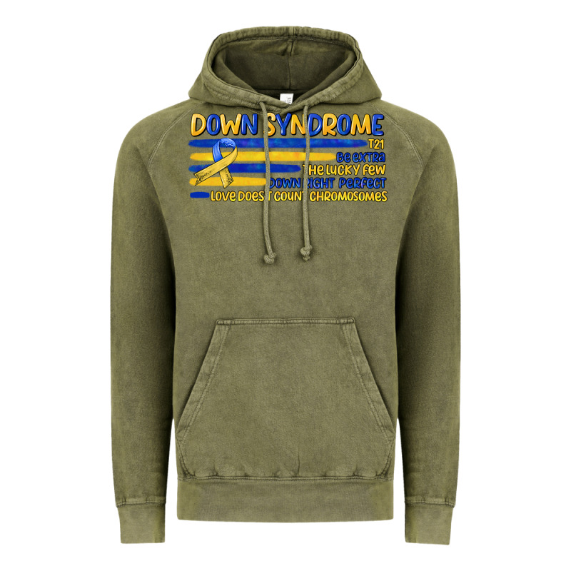Down Syndrome Vintage Hoodie by Artiststas | Teevron