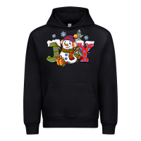 Black christmas joy snowman Urban Hoodie - CowGirlArtShop