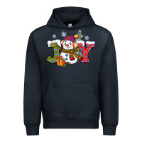 Navy christmas joy snowman Urban Hoodie - CowGirlArtShop