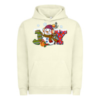Pigment Pistachio christmas joy snowman Urban Hoodie - CowGirlArtShop