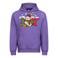 Tulip christmas joy snowman Urban Hoodie - CowGirlArtShop