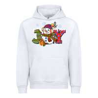 White christmas joy snowman Urban Hoodie - CowGirlArtShop