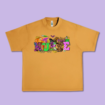 Halloween Nurse Urban Heavy Tee Designed By Adodesignshop