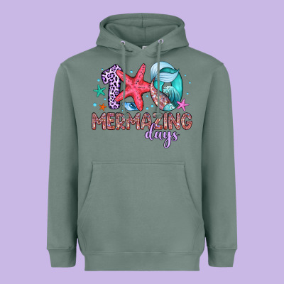 100 Mermazing Days Heavyweight Hoodie Designed By Artiststas