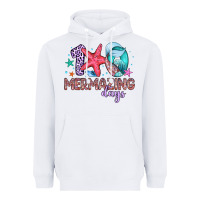 White 100 mermazing days Heavyweight Hoodie - Artiststas